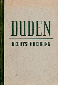 Duden Rechtschreibung Антикварное издание Сохранность: Хорошая Издательство: Bibliographisches Institut, 1954 г Твердый переплет, 484 стр инфо 7256k.