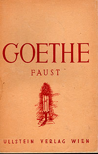 Faust Антикварное издание Сохранность: Хорошая Издательство: Ullstein, 1946 г Суперобложка, 390 стр инфо 7284k.